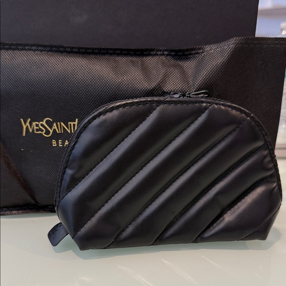 Yves Saint Laurent beauty Black Quilted Pouch - Picture 1 of 1
